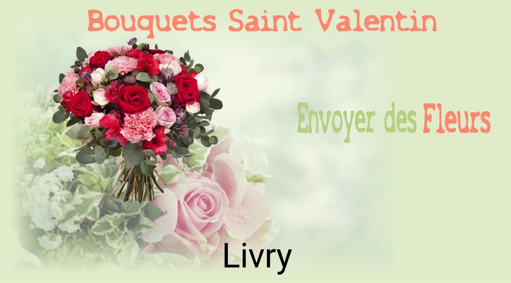 Roses de Saint-Valentin livrées à Livry